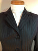 Show Jacket - Black with Blue Pin Stripe