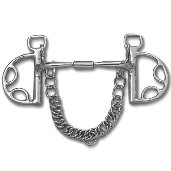KIMBERWICK WITH STAINLESS STEEL COMFORT SNAFFLE WIDE BARREL MB 02