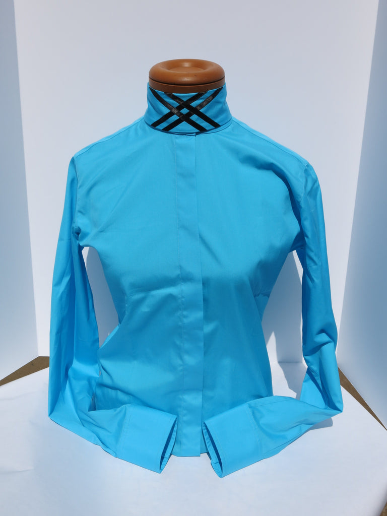 TURQUOISE HUNT BLOUSE